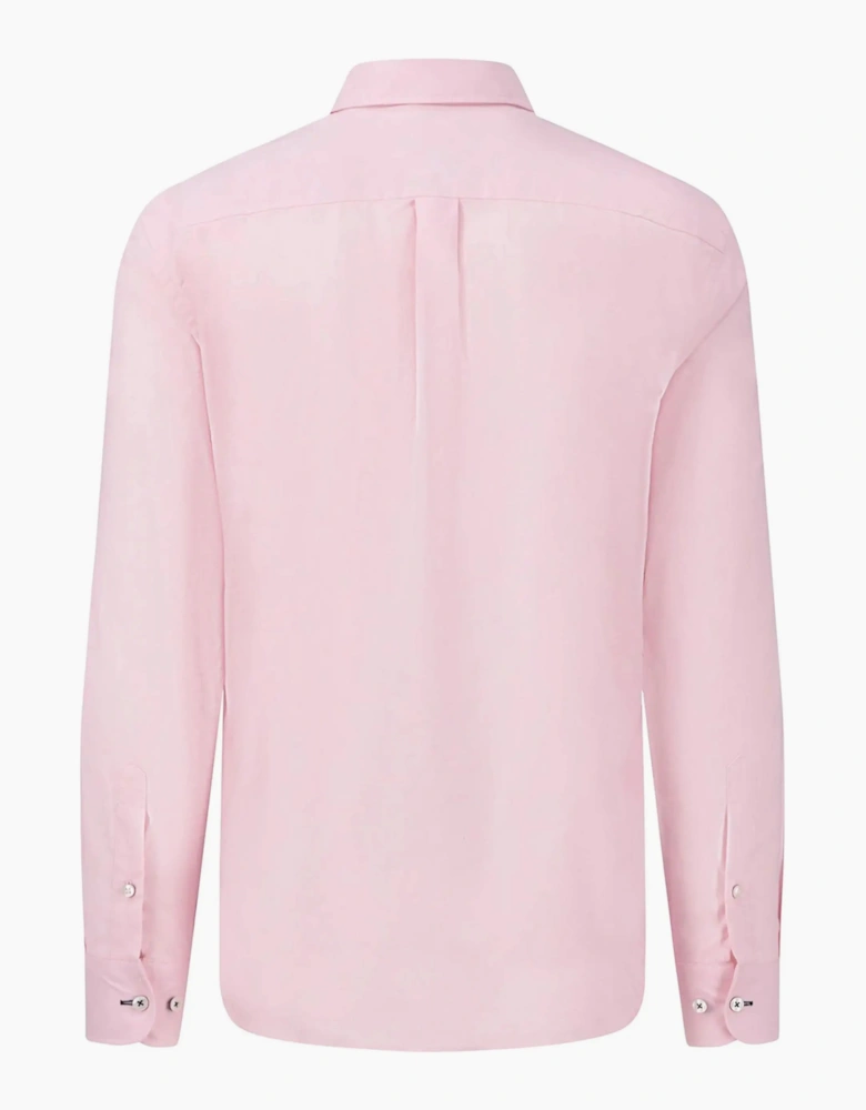 FYNCH-HATTON OXFORD LONG SLEEVE SHIRT PINK