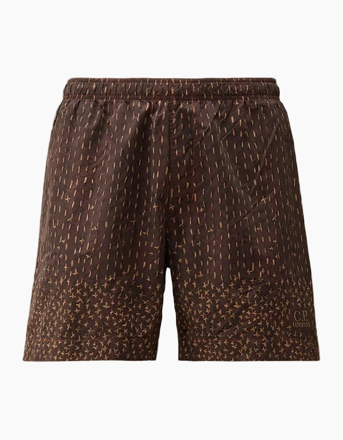 Flatt Nylon Sashiko Print Swim Shorts, 6 of 5