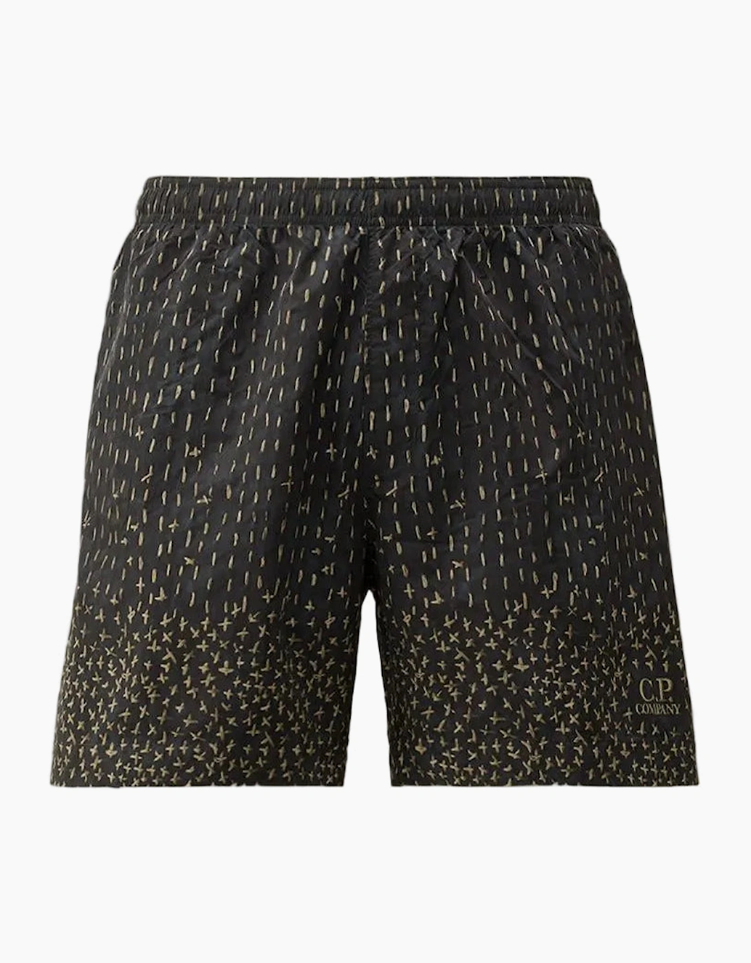 Flatt Nylon Sashiko Print Swim Shorts, 6 of 5