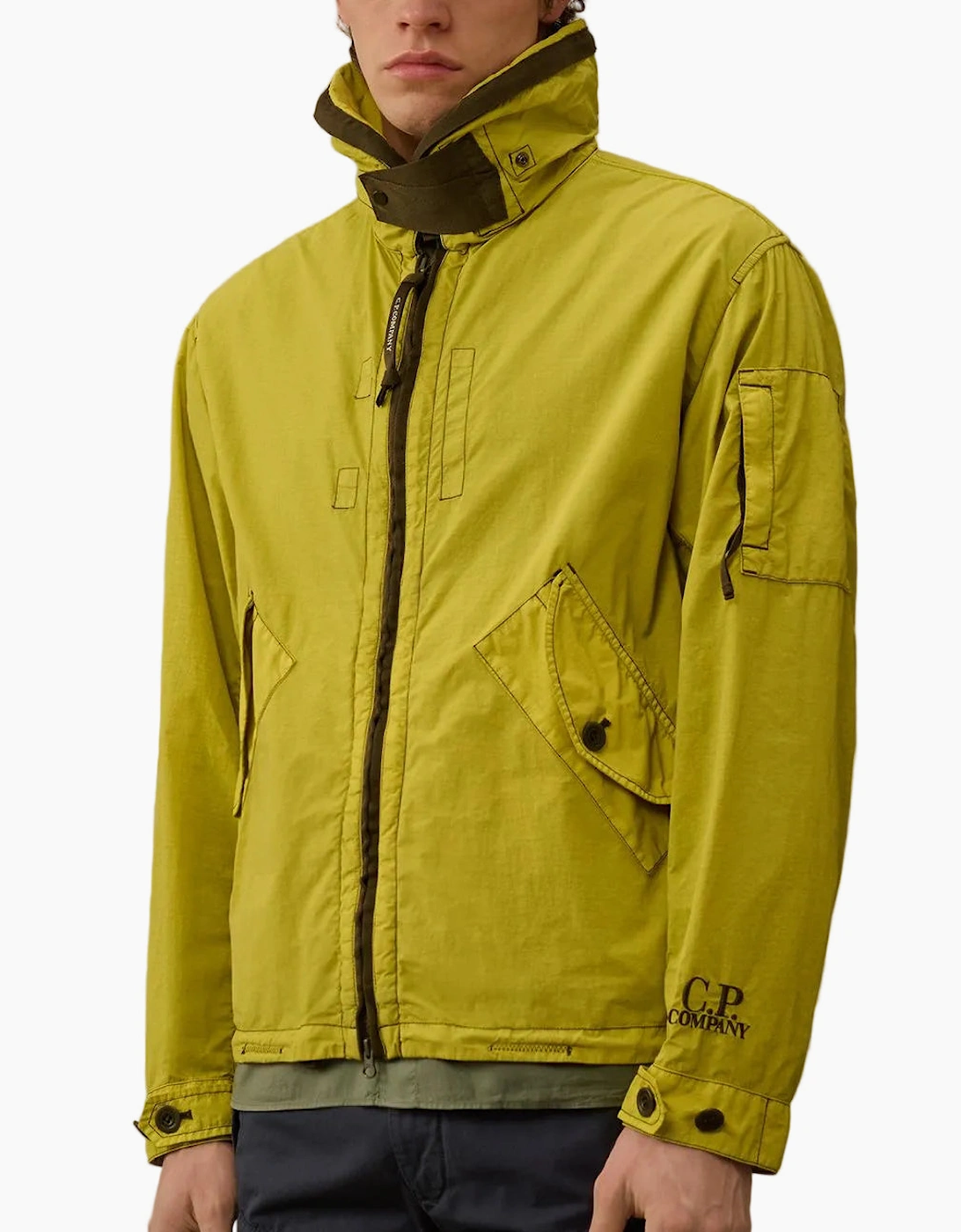 Flatt Nylon Cuff Logo Jacket