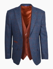 Blue/Orange Check