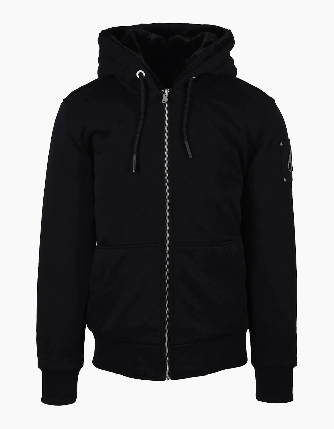 Moose Knuckles Men's Black Classic Bunny Hooded Full Zip - Size: 44