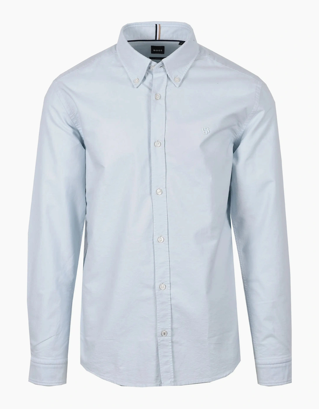 Boss Black H Roan Casual Oxford Shirt Open Blue, 6 of 5