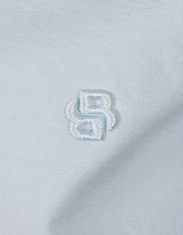 Boss Black H Roan Casual Oxford Shirt Open Blue