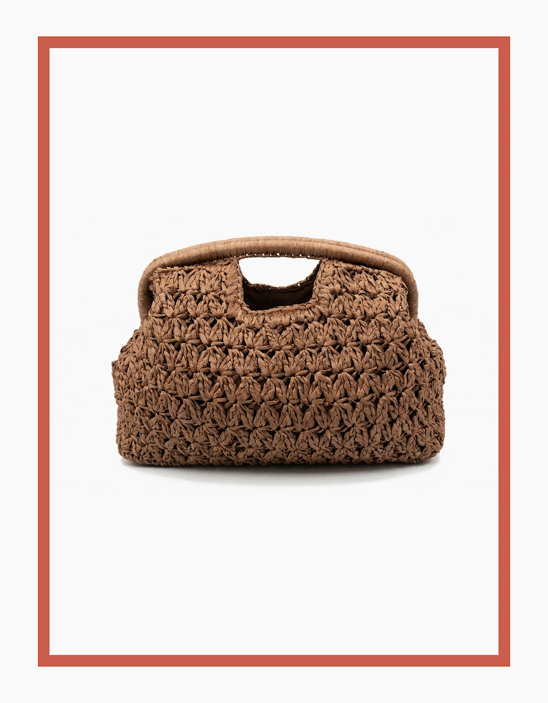 Charleston Framed Grab Bag - Khaki