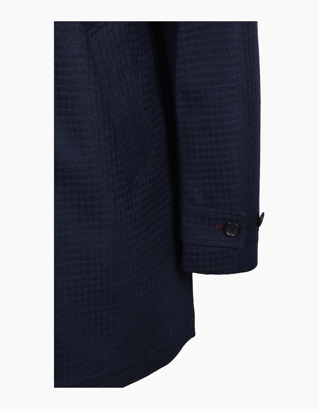 Paul Smith Check Coat Dark Navy