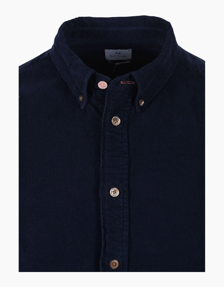 Paul Smith Tailored Corduroy Shirt Dark Navy