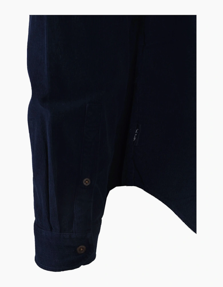 Paul Smith Tailored Corduroy Shirt Dark Navy