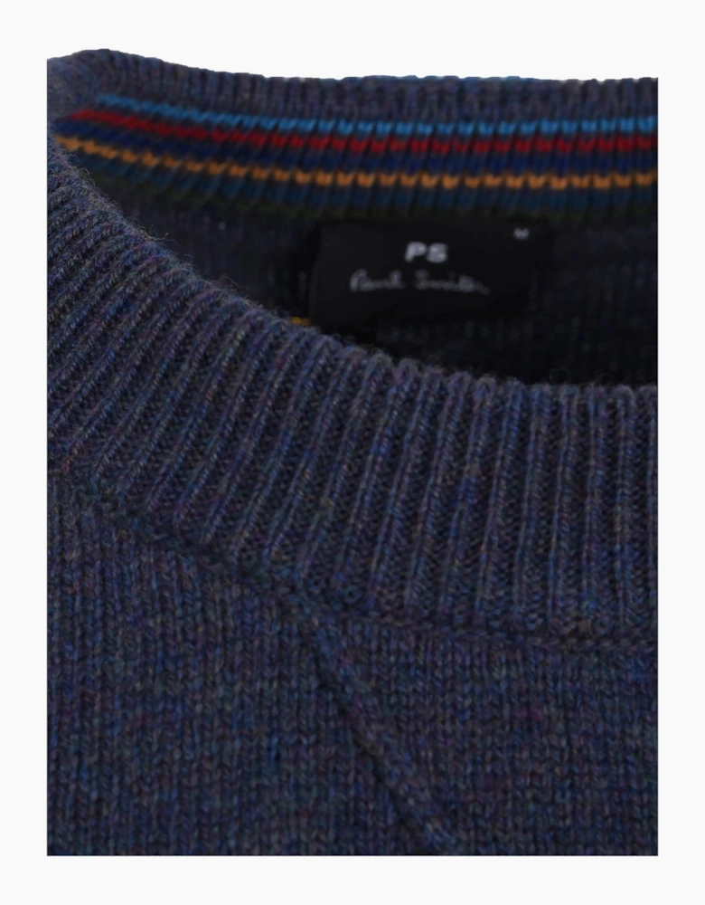 Paul Smith Crew Neck Sweatshirt Dark Violet