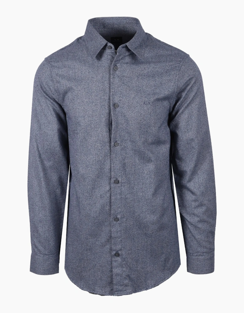 Armani Exchange Long Sleeved Shirt Blue