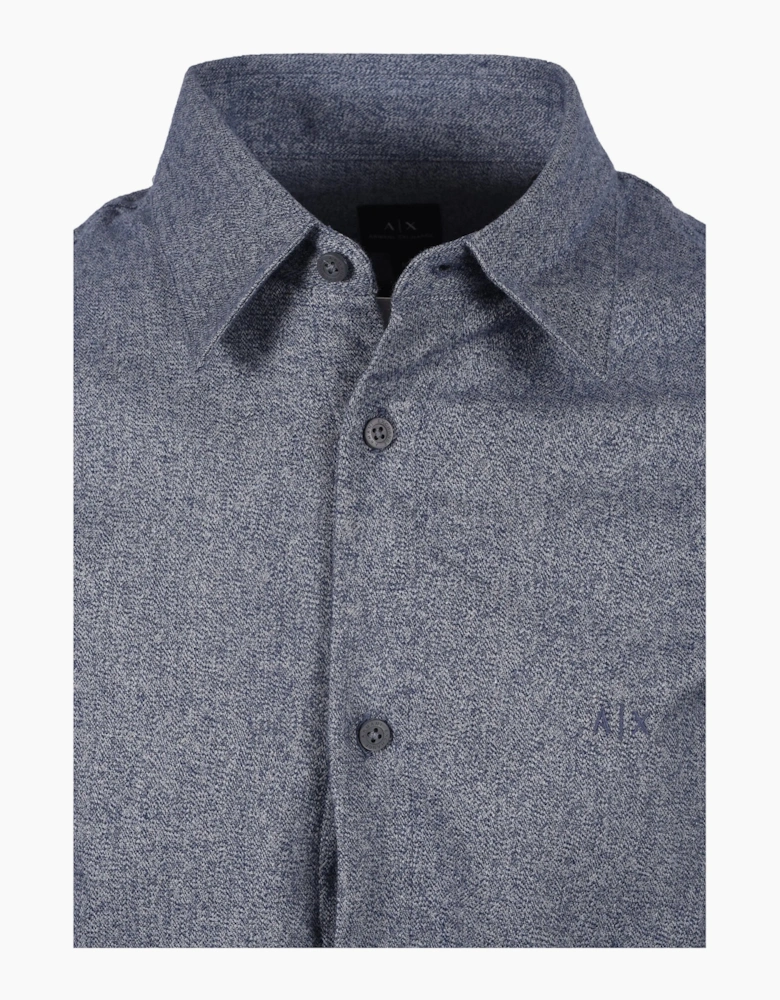 Armani Exchange Long Sleeved Shirt Blue