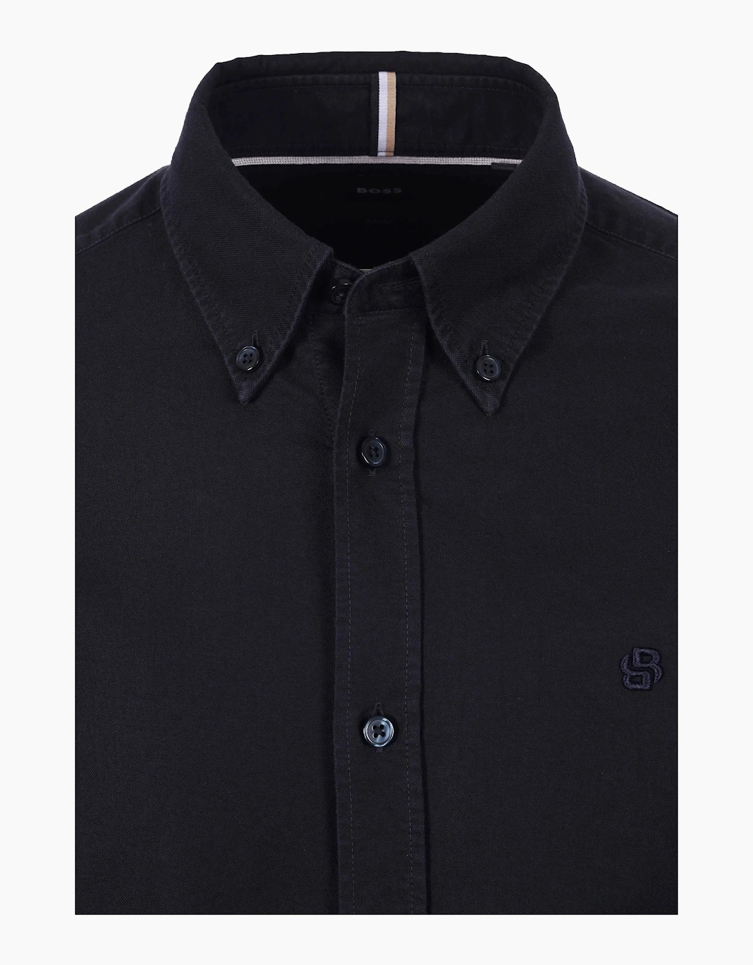 Boss Black H Roan Casual Oxford Shirt Dark Blue