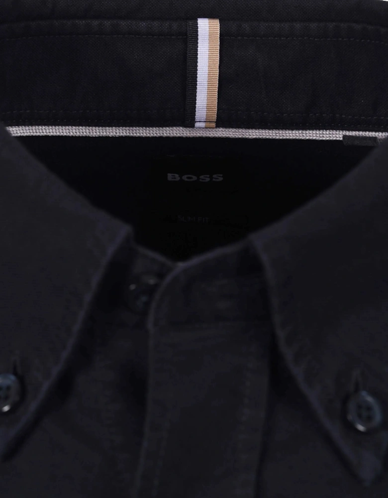 Boss Black H Roan Casual Oxford Shirt Dark Blue
