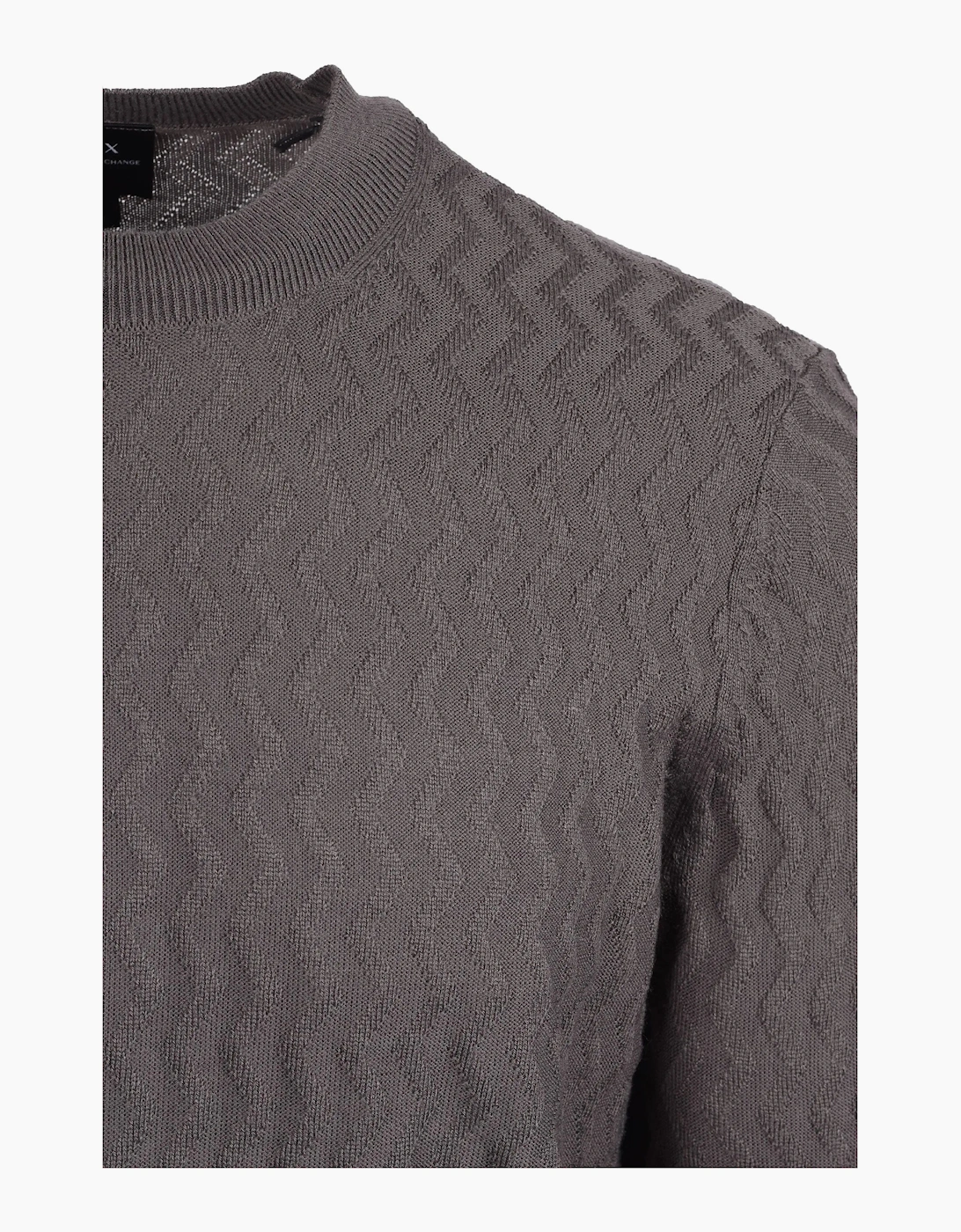 Armani Exchange Crew Neck Knitwear Grey