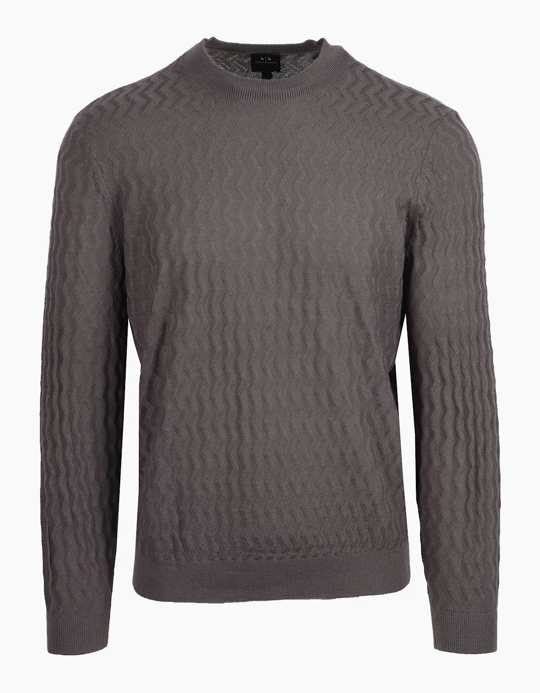 Armani Exchange Crew Neck Knitwear Grey, 4 of 3