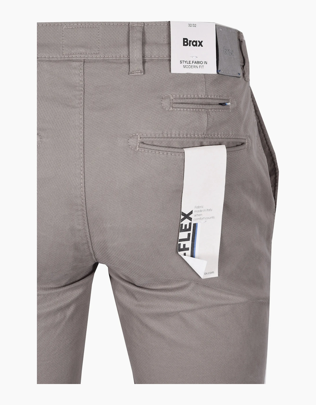 Brax Fabio Cotton Trouser Mushroom, 4 of 3