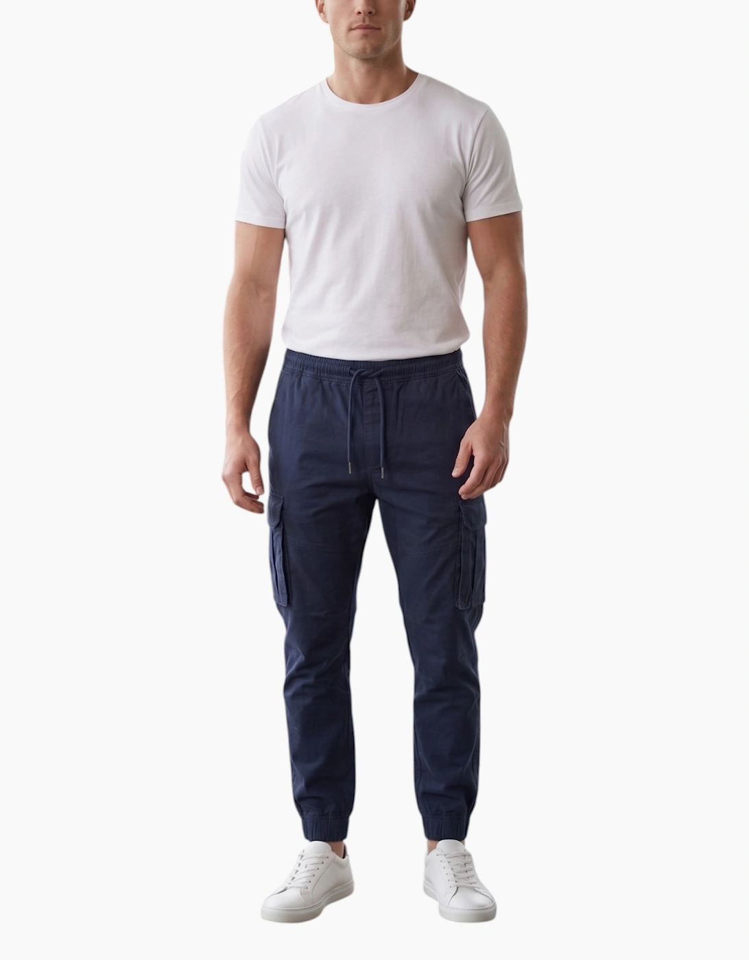 Mens Cargo Trousers Camouflage Joggers Cotton Pant, 3 of 2