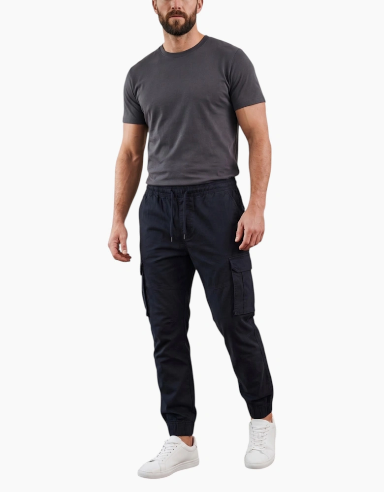 Mens Cargo Trousers Camouflage Joggers Cotton Pant