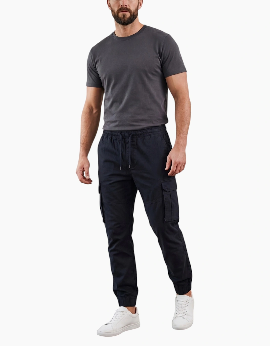 Mens Cargo Trousers Camouflage Joggers Cotton Pant, 3 of 2