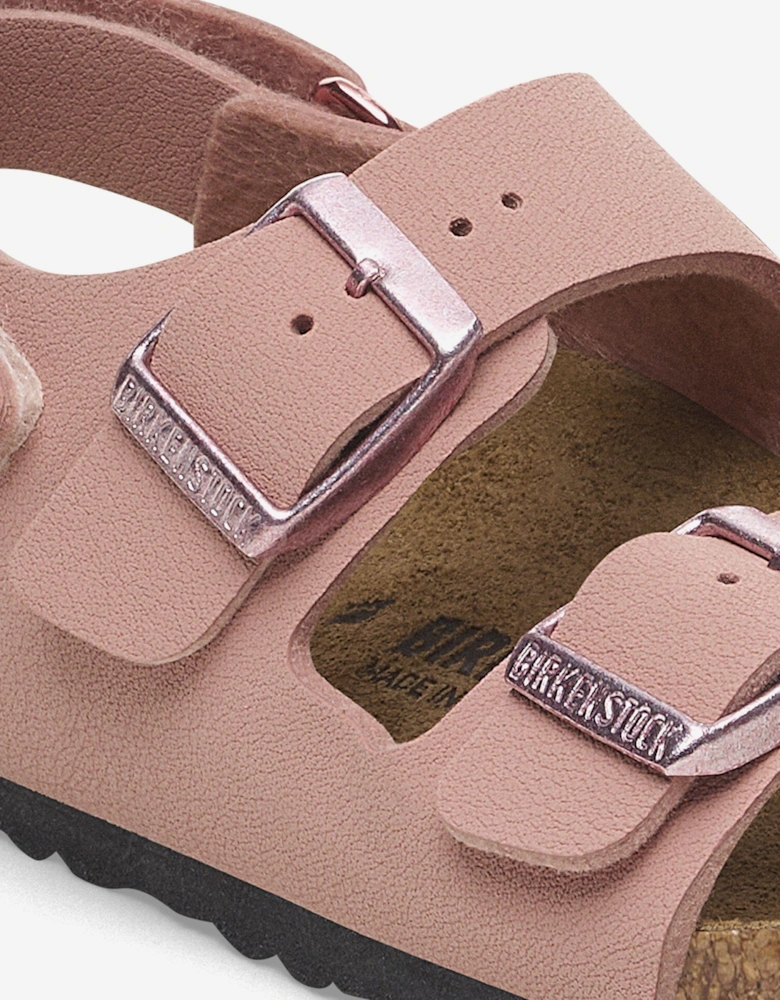 BIRKENSTOCK Girls Milano AS Sandals in Pink