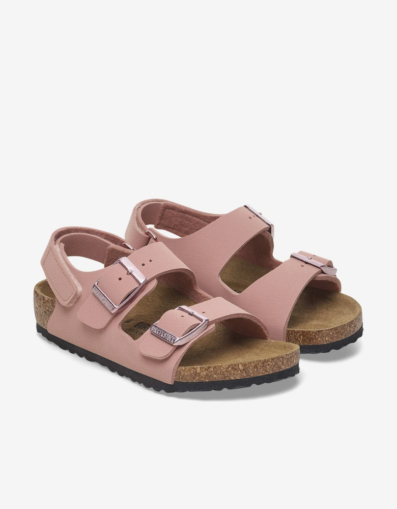 BIRKENSTOCK Girls Milano AS Sandals in Pink
