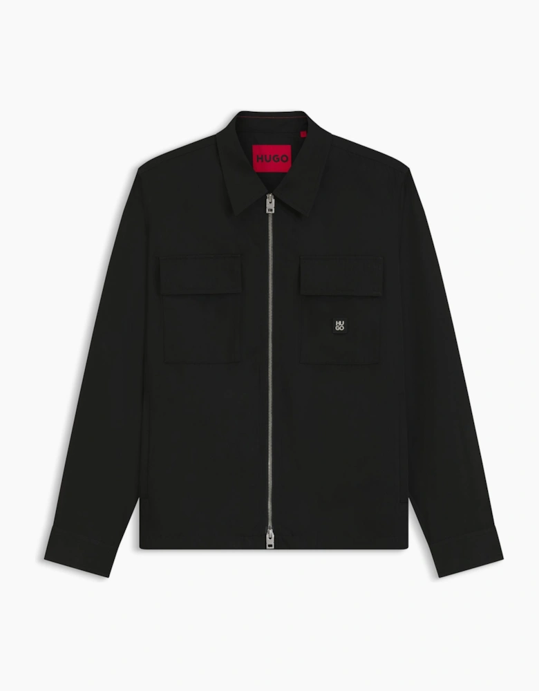 HUGO Elack Overshirt 001 Black