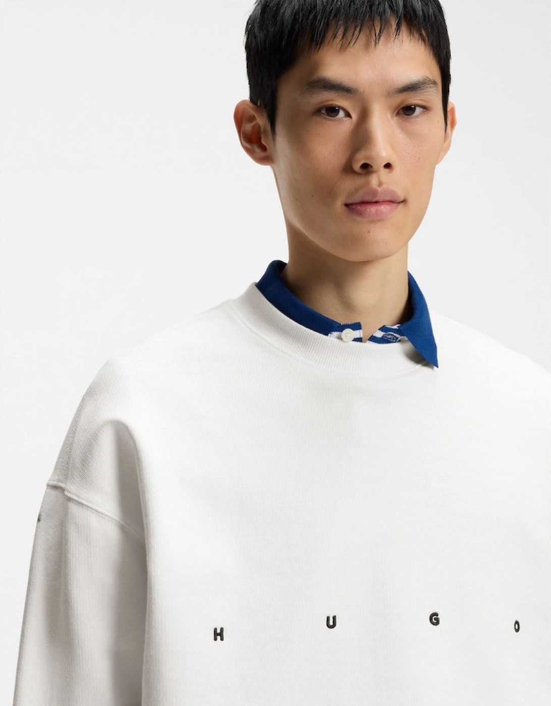 HUGO Darislong Sweatshirt 102 Natural