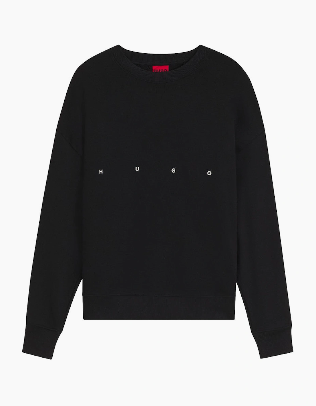 HUGO Darislong Sweatshirt 001 Black, 5 of 4
