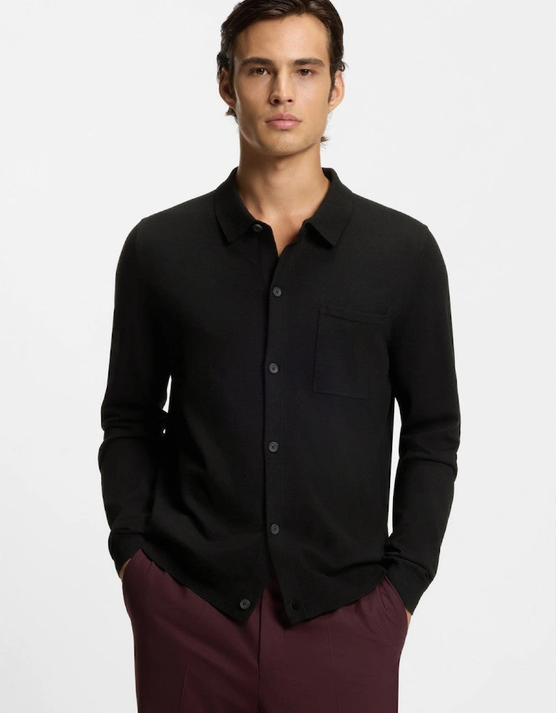 HUGO San Jordan CV Sweater 001 Black