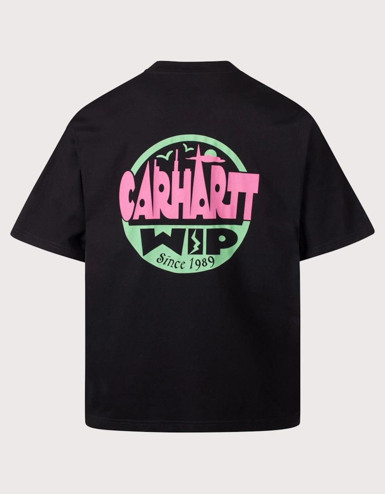 Oversized Fit Luggage Label T-Shirt