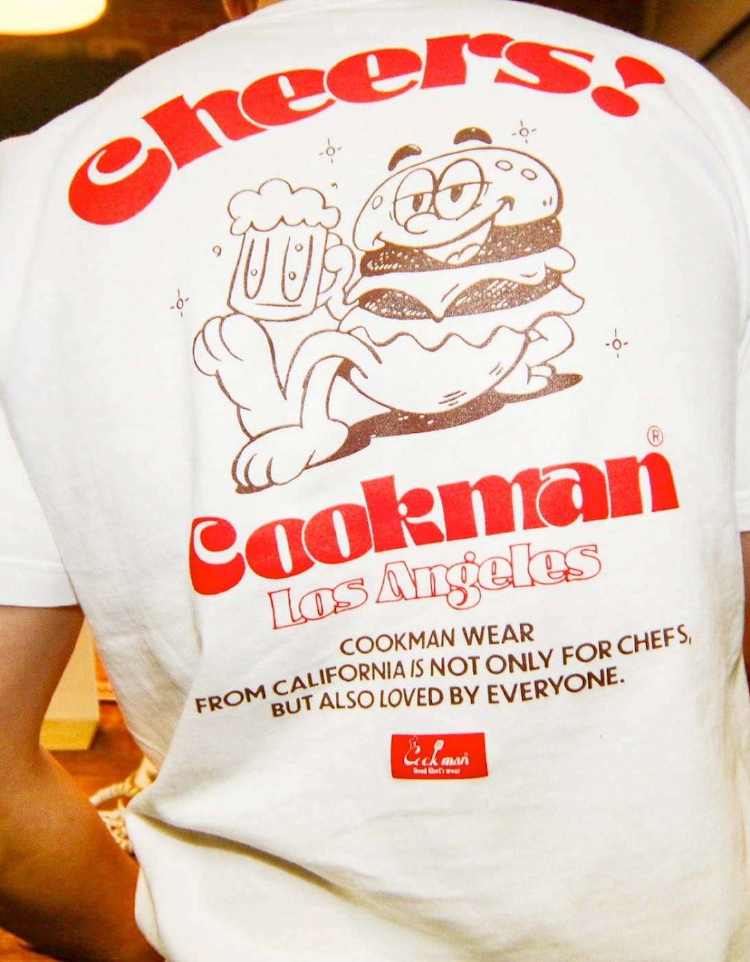Cookman Cheers Burger T-Shirt