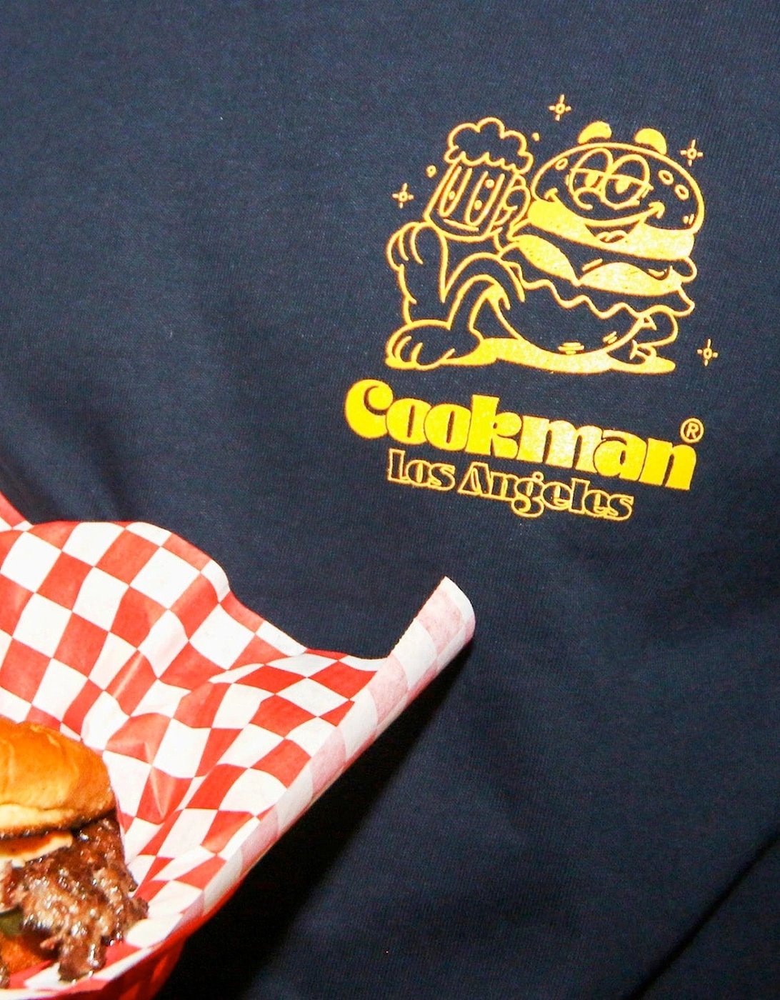 Cookman Cheers Burger T-Shirt