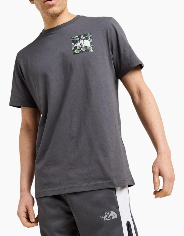 The North Face Mens T Shirt Box Exploration Crew Neck Graphic Print Cotton Tee