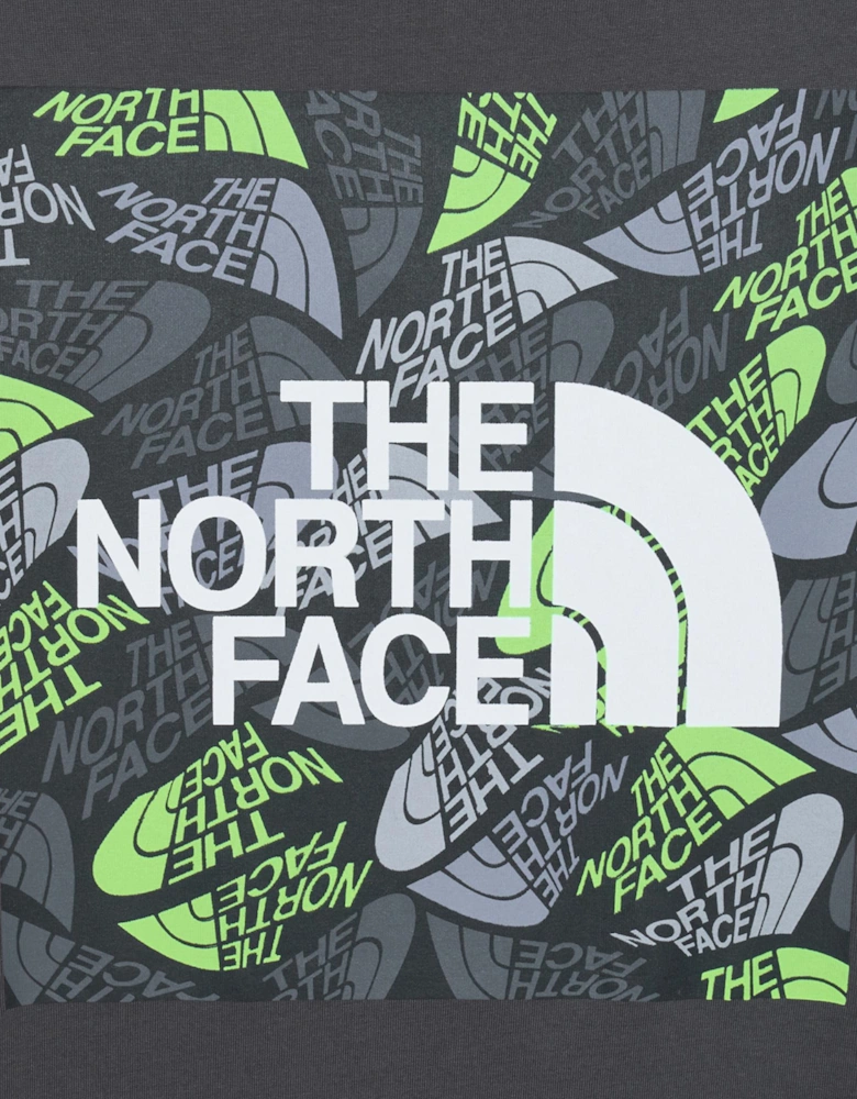 The North Face Mens T Shirt Box Exploration Crew Neck Graphic Print Cotton Tee