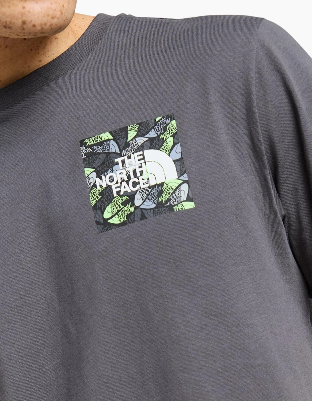 The North Face Mens T Shirt Box Exploration Crew Neck Graphic Print Cotton Tee