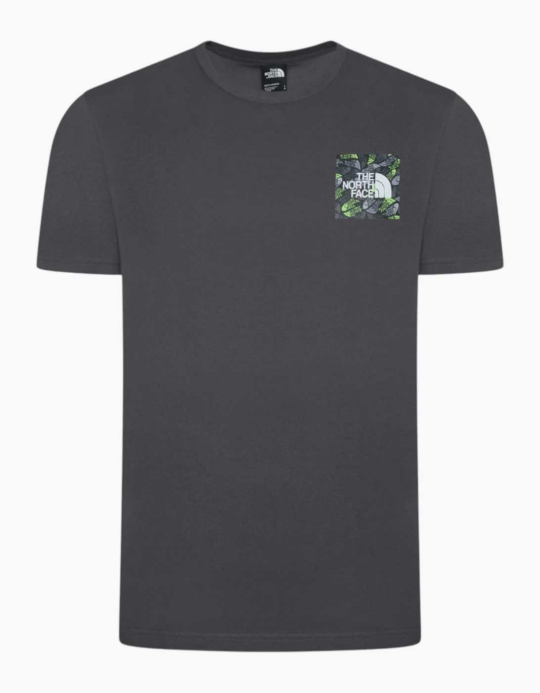 The North Face Mens T Shirt Box Exploration Crew Neck Graphic Print Cotton Tee
