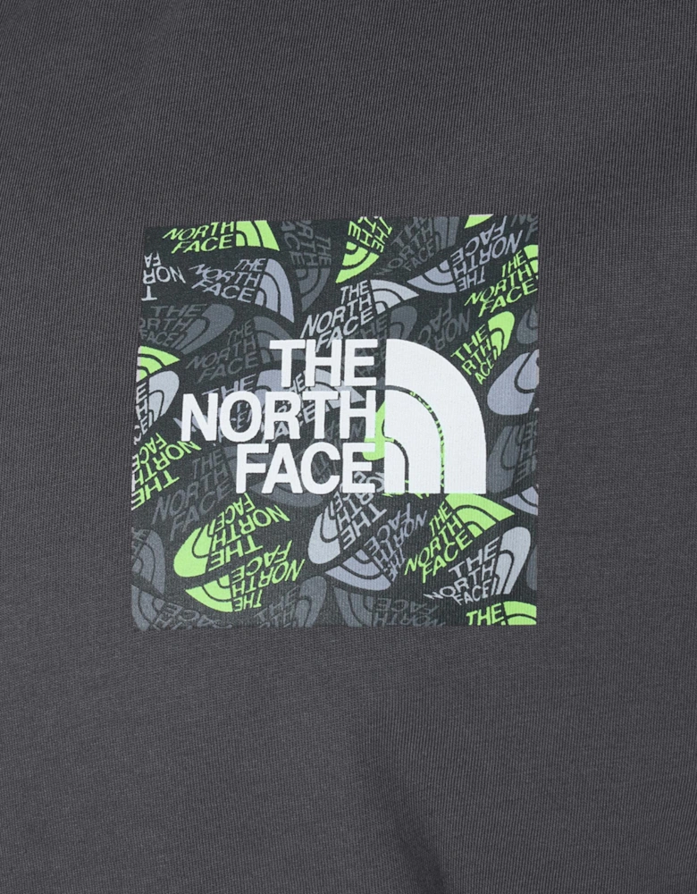 The North Face Mens T Shirt Box Exploration Crew Neck Graphic Print Cotton Tee