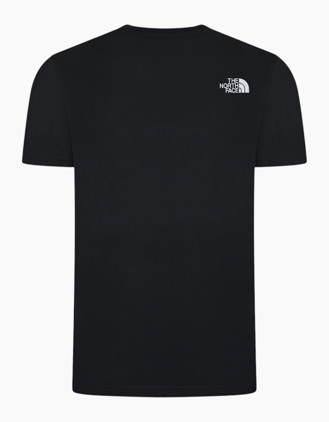 The North Face Mens T Shirt Mountain Front Short Sleeve Graphic Print Cotton Tee