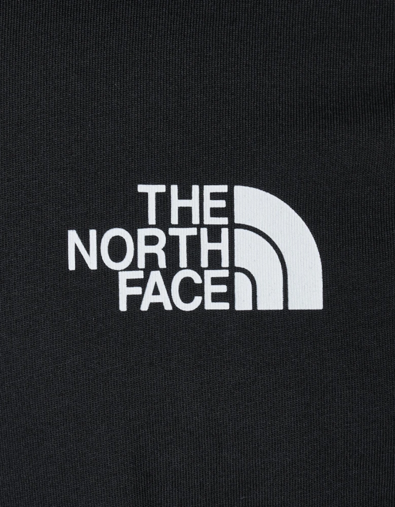 The North Face Mens T Shirt Mountain Front Short Sleeve Graphic Print Cotton Tee