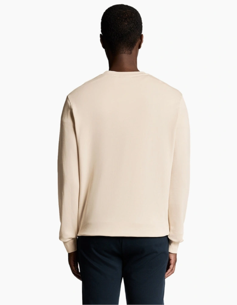 Lyle & Scott Pink Superfine Crew Neck Sweatshirt