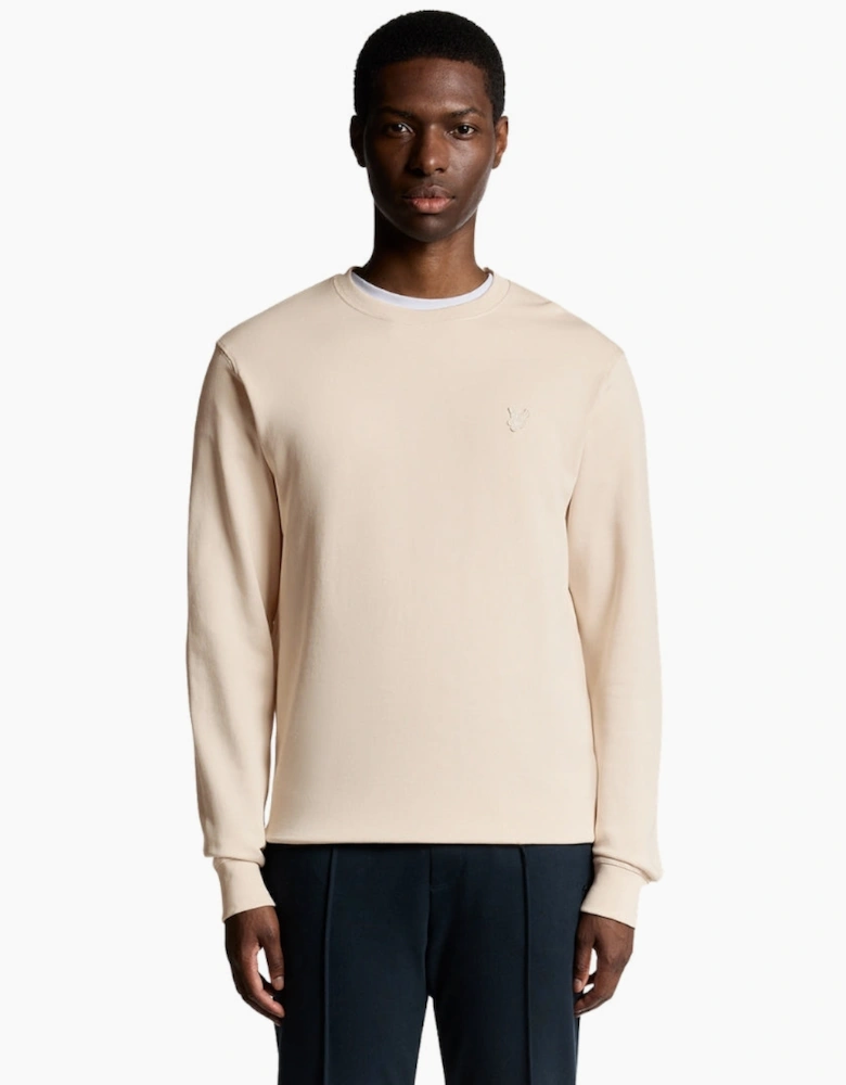 Lyle & Scott Pink Superfine Crew Neck Sweatshirt