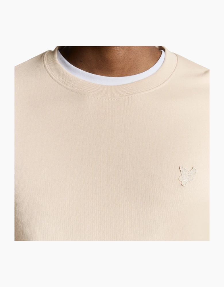 Lyle & Scott Pink Superfine Crew Neck Sweatshirt