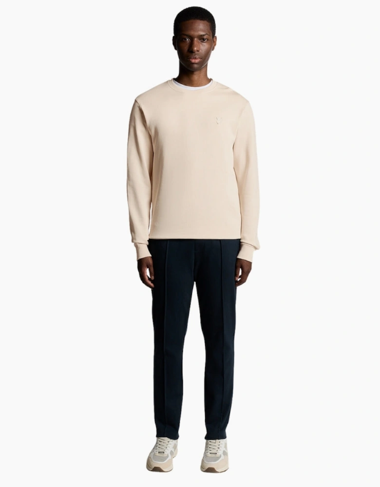 Lyle & Scott Pink Superfine Crew Neck Sweatshirt