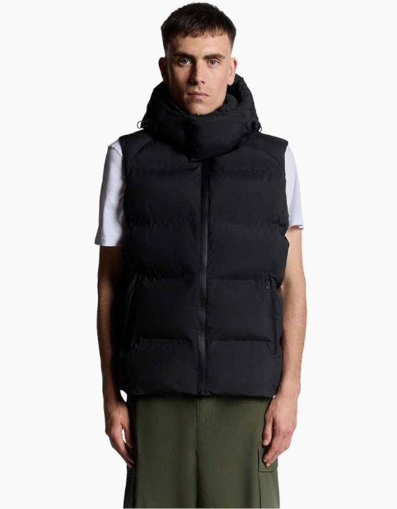 Lyle & Scott Jet Black Welded Puffer Gilet