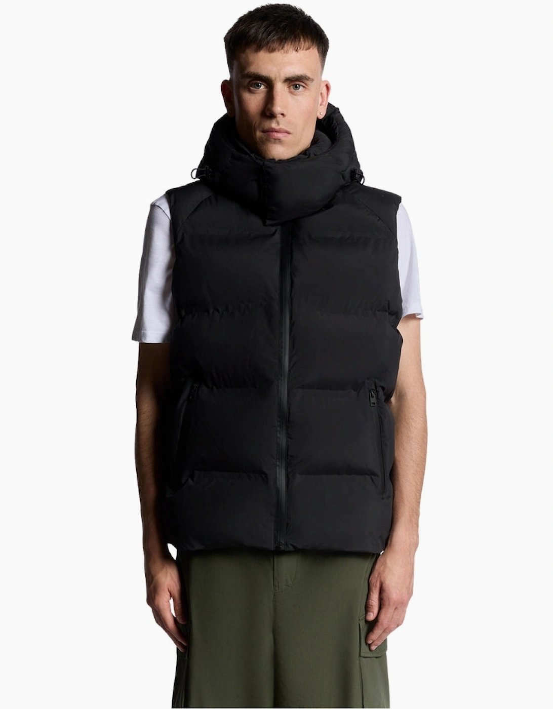 Lyle & Scott Jet Black Welded Puffer Gilet