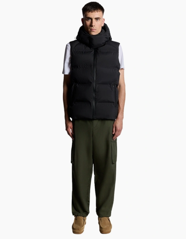 Lyle & Scott Jet Black Welded Puffer Gilet