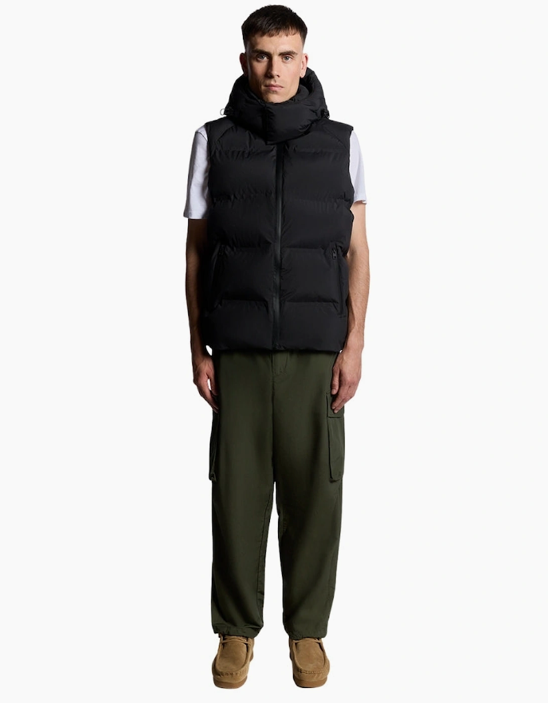 Lyle & Scott Jet Black Welded Puffer Gilet