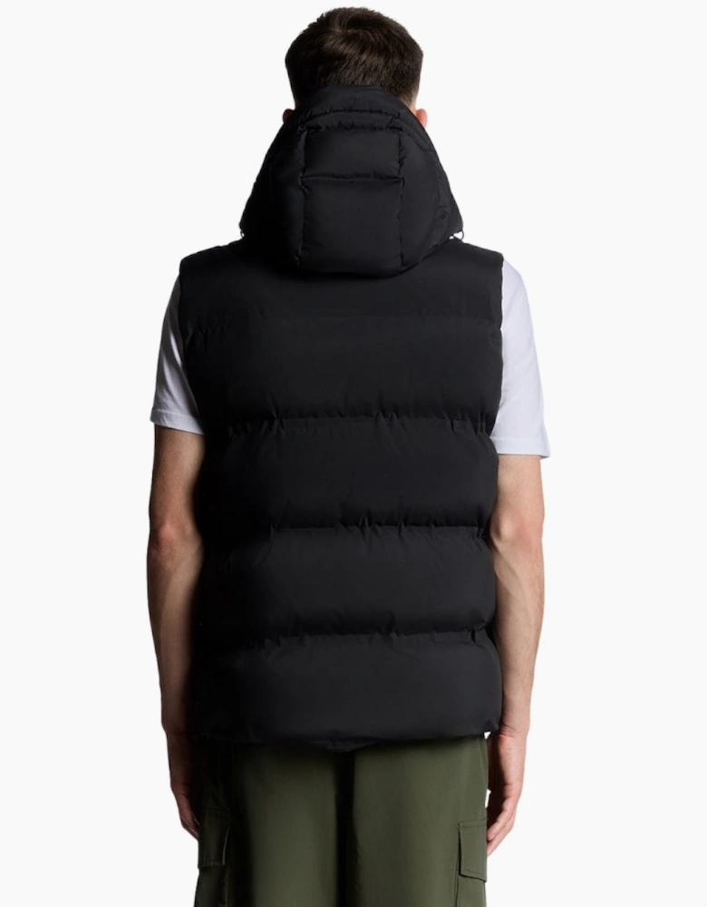 Lyle & Scott Jet Black Welded Puffer Gilet