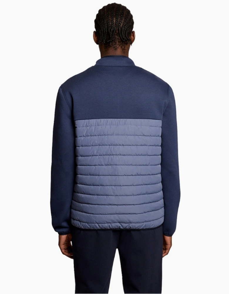 Lyle & Scott True Indigo Sports Fleece Hybrid Jacket