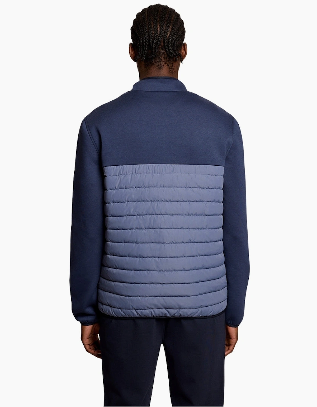 Lyle & Scott True Indigo Sports Fleece Hybrid Jacket